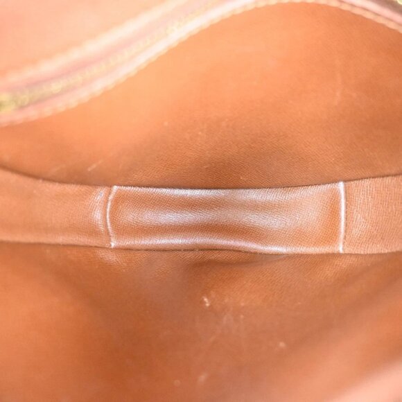 LOUIS VUITTON Chantilly PM Shoulder Bag Monogram Leather Brown - Picture 12 of 16